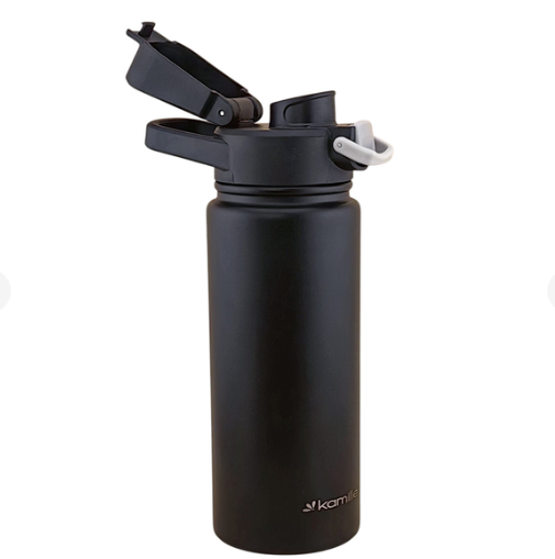 Термопляшка спортивна Kamille з нержавіючої сталі 600 мл Чорний (2176) - фото 6 Термопляшка спортивна Kamille з нержавіючої сталі 600 мл Чорний (2176) - фото 6