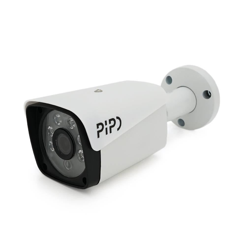 Камера відеоспостереження циліндрична PiPo PP-B1H06F500FА 5MP/8MP мультиформатна в металевому циліндрі 2,8 мм