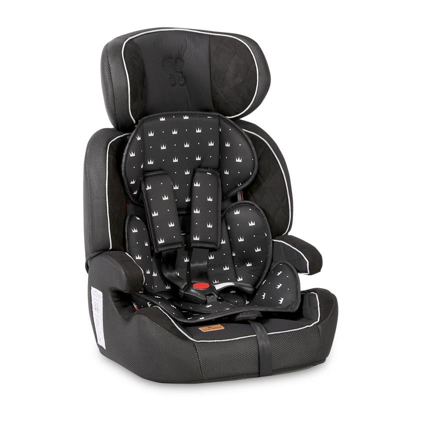 Автокресло Lorelli Navigator 9-36 кг Black Crowns (47533)