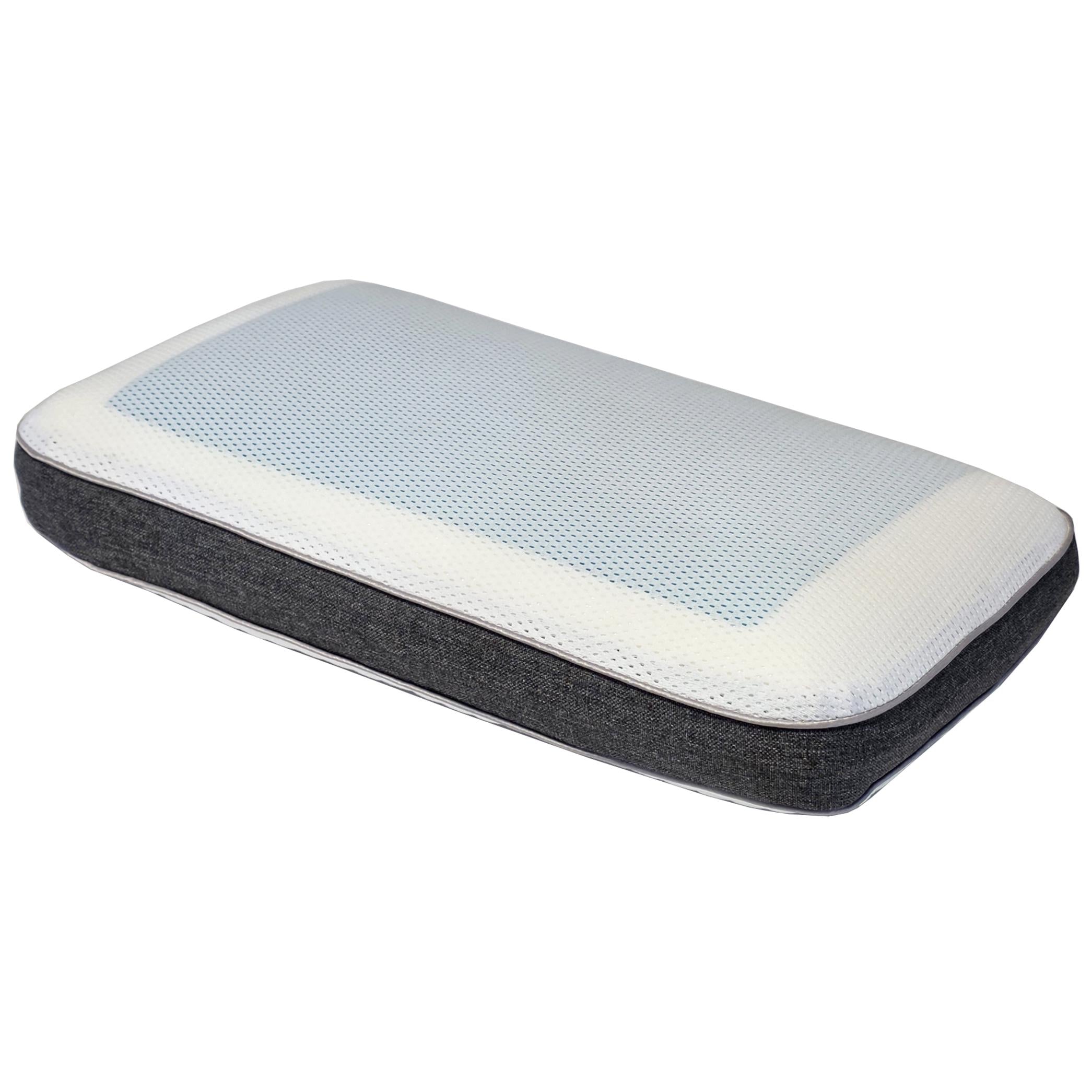 Подушка ортопедическая Memory Foam для сна с эффектом памяти 30х50 см (RR-S4-gel)