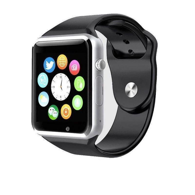 Cмарт-часы Uwatch A1 с картой памяти 16 Гб Silver Black