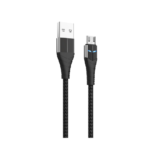 Кабель Koni Strong Micro USB Flash charging KS11m 2,4 A 1,2 м Black (545812)