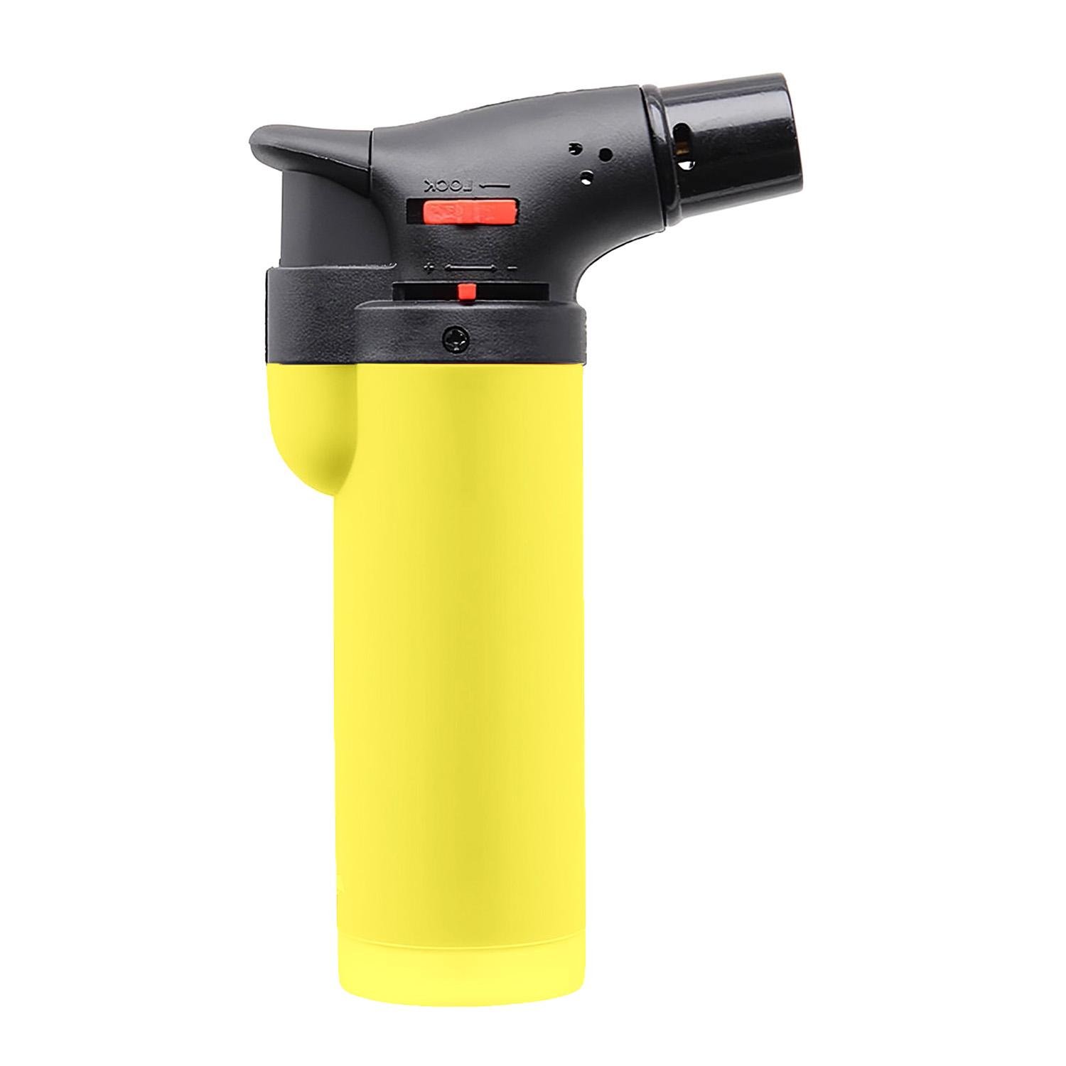 Кондитерская горелка газовая JET Lighter Blow Torch для фламбировки и карамелизации блюд с пьезоподжигом Желтый (26252388) Кондитерская горелка газовая JET Lighter Blow Torch для фламбировки и карамелизации блюд с пьезоподжигом Желтый (26252388)