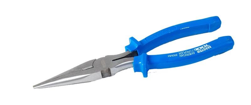 Щипцы прямые Mastertool American type C45 HRC 44 48 200 мм (22-2200) Щипцы прямые Mastertool American type C45 HRC 44 48 200 мм (22-2200)
