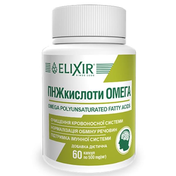 Омега 3 Elixir Omega Polynsaturated Fatty Acids 60 капс. (000025473)