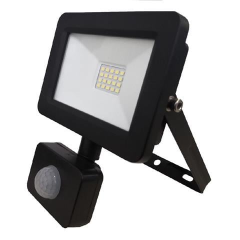 Прожектор светодиодный Horoz Electric ASLAN/S-20 с датчиком движения 20W 6400K Черный