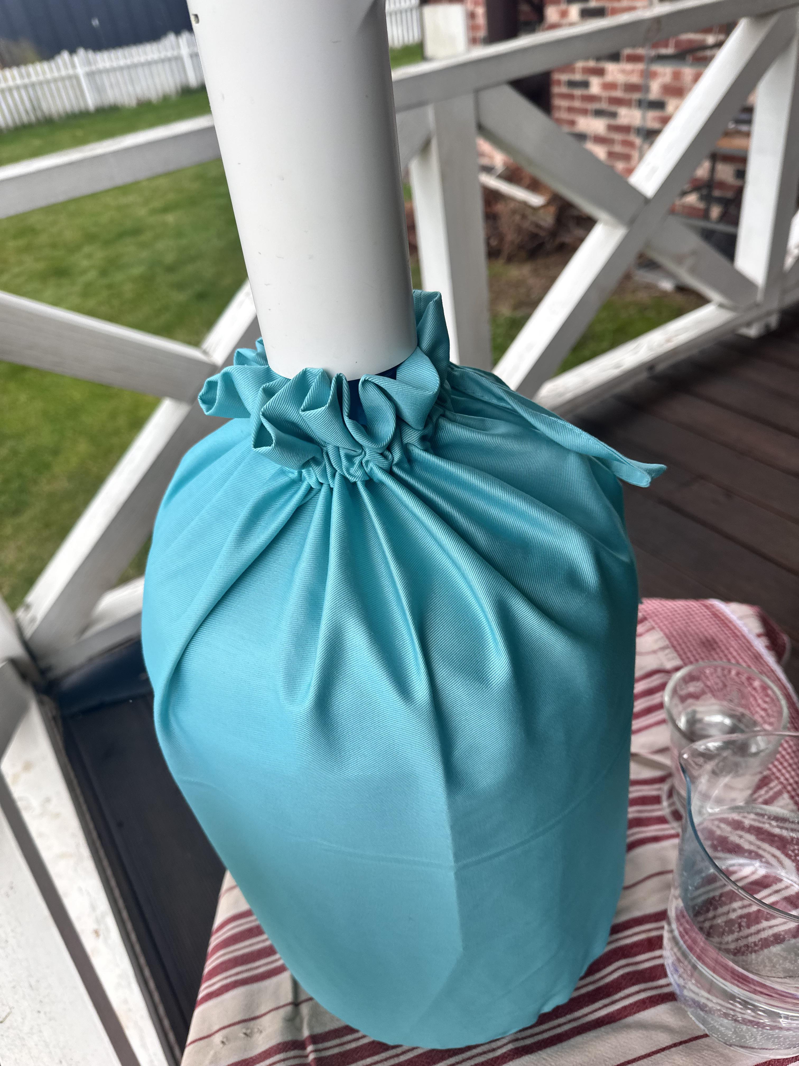 Чохол текстильний котоновий однотонний на пластиковий бутль 19 л Ментоловий - фото 7 Чохол текстильний котоновий однотонний на пластиковий бутль 19 л Ментоловий - фото 7