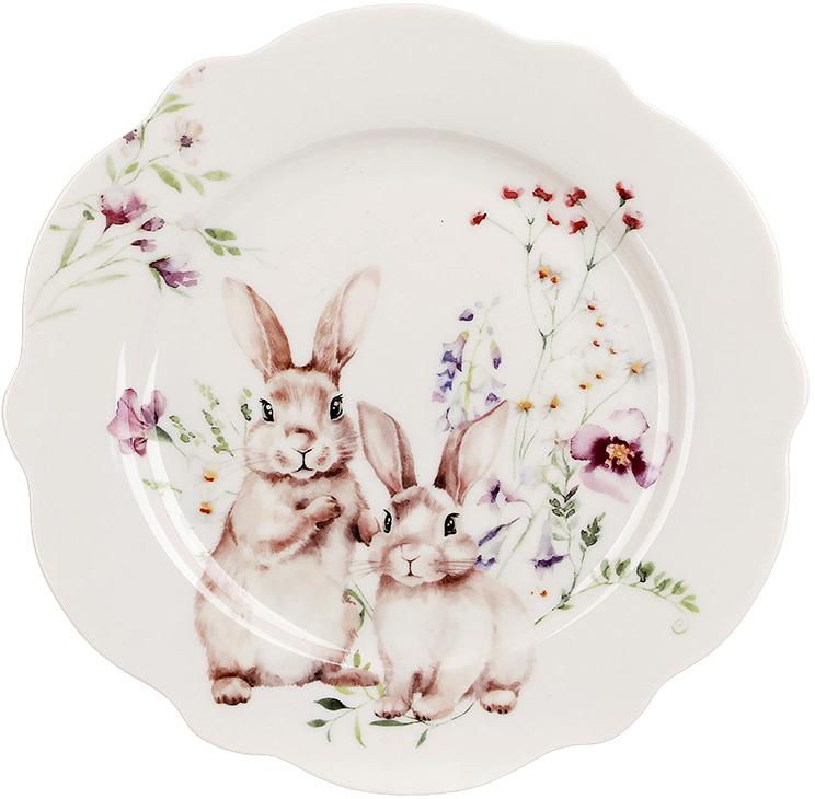 Тарелки фарфоровые Весенняя История Ø 19 см 6 шт. - фото 1 Тарелки фарфоровые Весенняя История Ø 19 см 6 шт. - фото 1