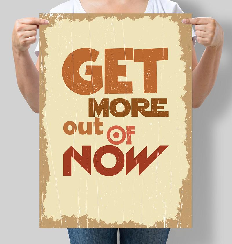 Постер мотивационный Get More out of Now слоган Dell Computer 30x42 см A3 без рамки (M148_A3) Постер мотивационный Get More out of Now слоган Dell Computer 30x42 см A3 без рамки (M148_A3)
