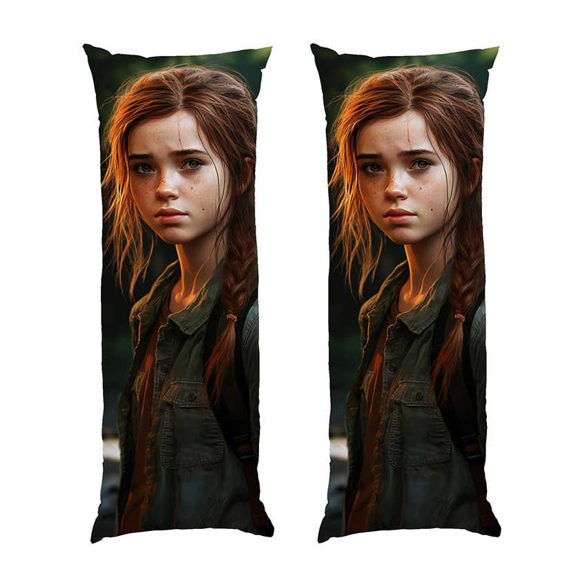 Подушка дакимакура Cute Ellie Game The Last of Us габардин 120х40 см (113640-1)