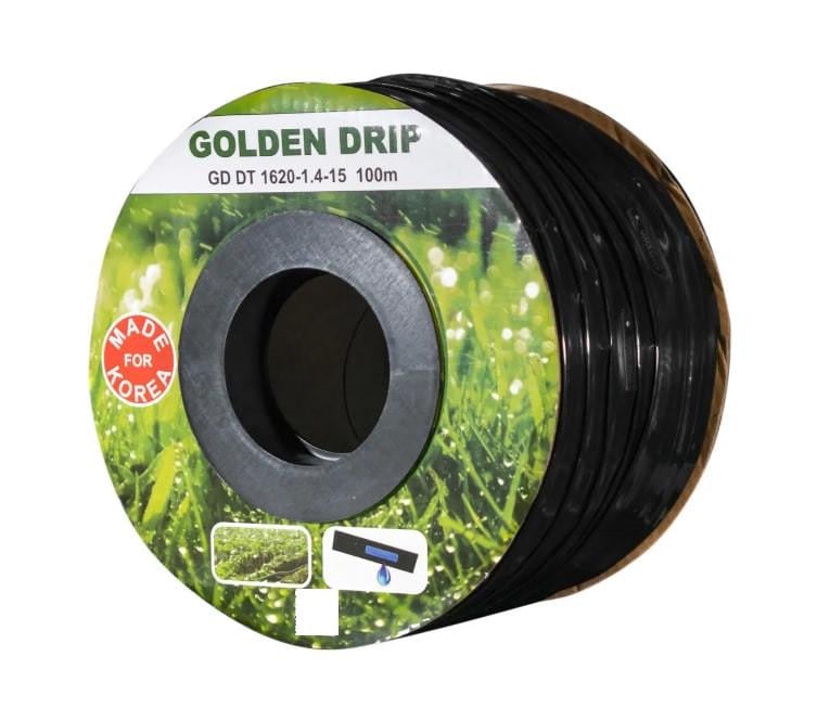Капельная лента эмиттерная GOLDEN DRIP 100 м (iz16476)