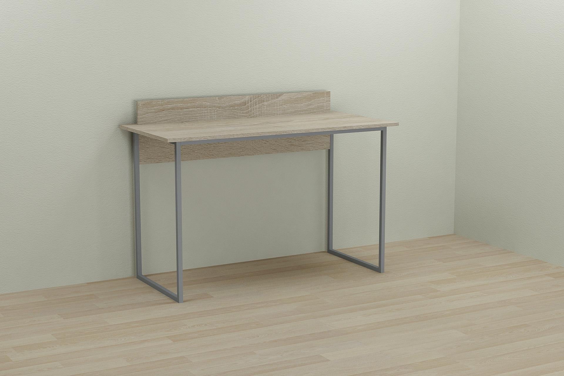 Стол компьютерный Ferrum-decor Скай ДСП 16 мм 75x100x70 см Серый/Дуб Сонома (FRD-101562)