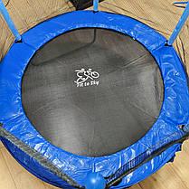 Батут FitToSky Black з сіткою 152 см Рожевий - фото 4 Батут FitToSky Black з сіткою 152 см Рожевий - фото 4