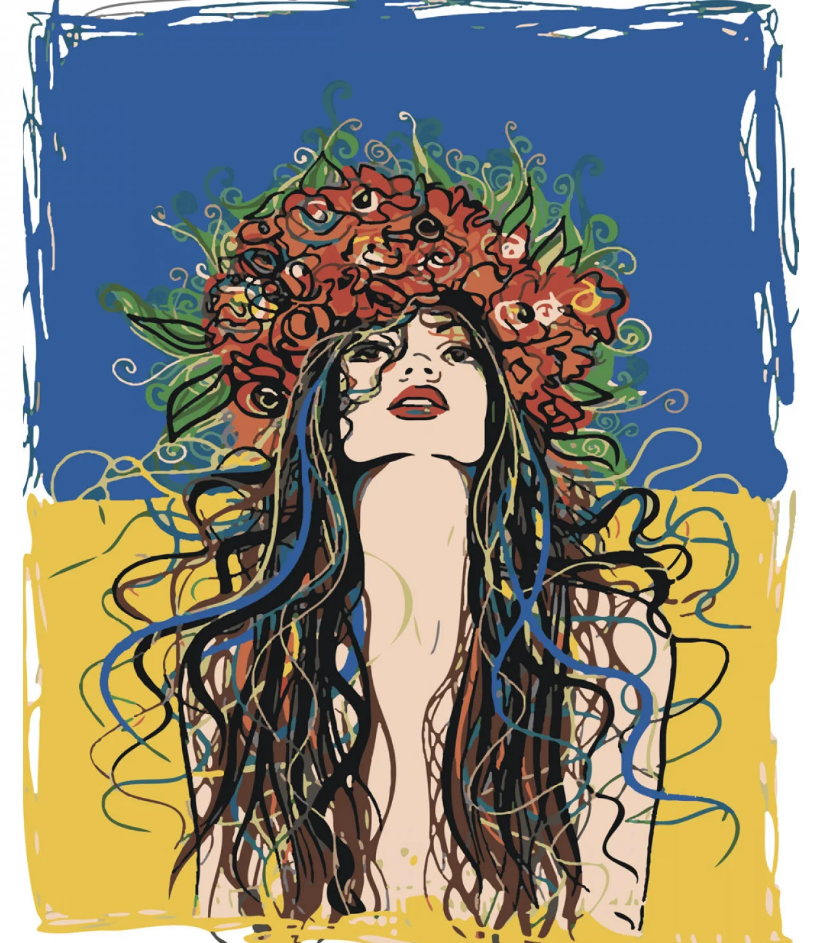 Картина за номерами Strateg Преміум Вільна та незалежна з лаком и рівнем 40x50 см (SY6540) Картина за номерами Strateg Преміум Вільна та незалежна з лаком и рівнем 40x50 см (SY6540)