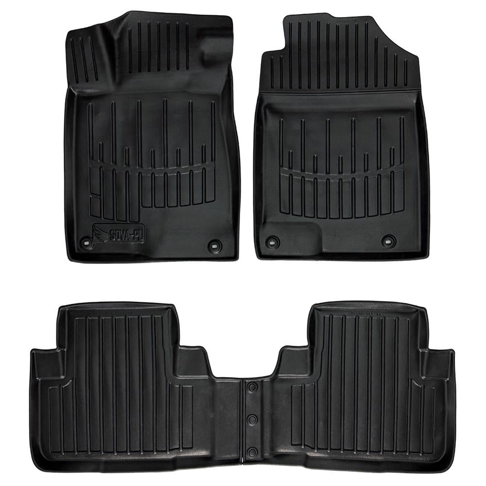 Коврики в салон SOVA-PL для Honda CR-V 2012-2016 резиновые 4 шт. Черный (28800696) Коврики в салон SOVA-PL для Honda CR-V 2012-2016 резиновые 4 шт. Черный (28800696)