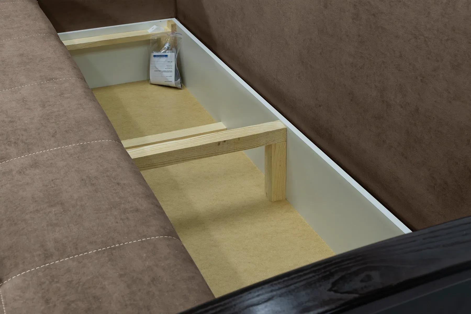 Диван Монтеро 212х103 см Бежевый с коричневым (25484823) - фото 7 Диван Монтеро 212х103 см Бежевый с коричневым (25484823) - фото 7