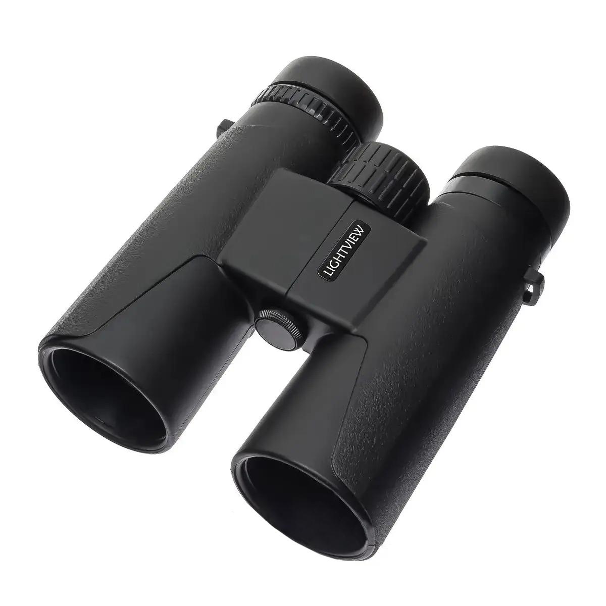 Бинокль призматический охотничий Lightview 214 10х42 Черный (1009105-Black)