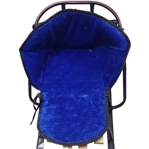 Матрацик-підстилка для санок плюш Синій (2838569837)