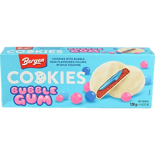 Печенье Bergen Cookies Bubble Gum 128 г