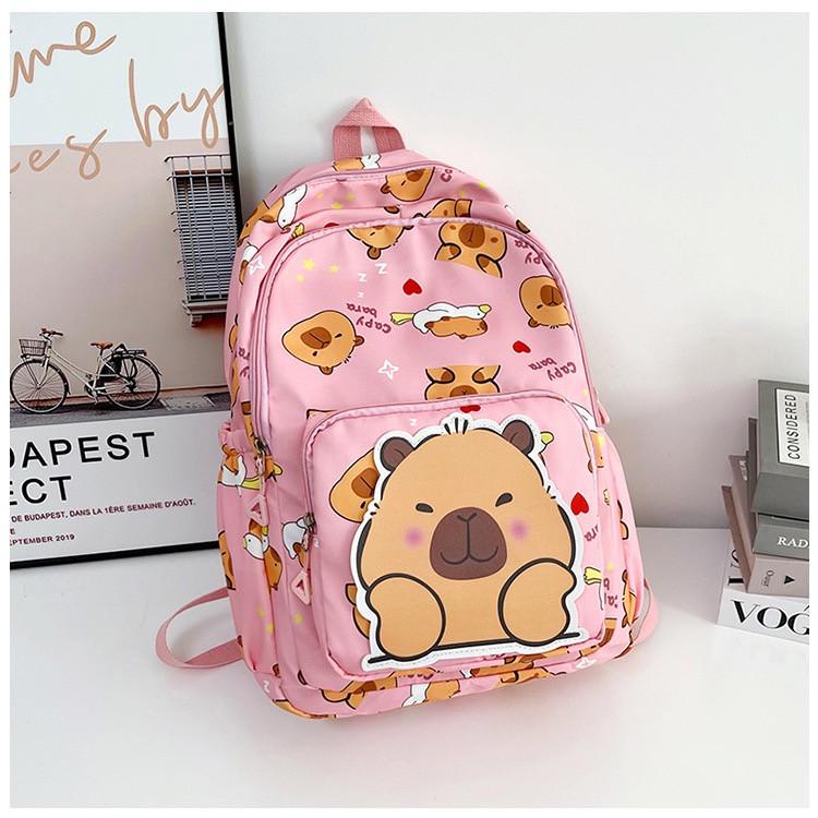 Рюкзак детский Капибара 10496 Розовый (27484929) - фото 2 Рюкзак детский Капибара 10496 Розовый (27484929) - фото 2