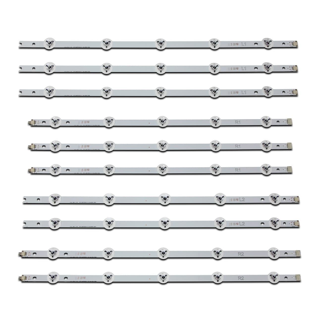Комплект LED подсветки для TV 47" V14 sDRT Rev0.8 47" V14 slim DRT REV0.8 L1/L2/R1/R2-Type 10 шт. (ART-13910)