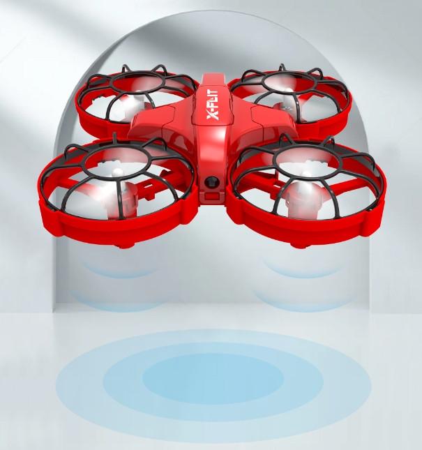 Квадрокоптер 3в1 для повітря води та суші з LED і Headless Mode Червоний (ЕДД-11-1)