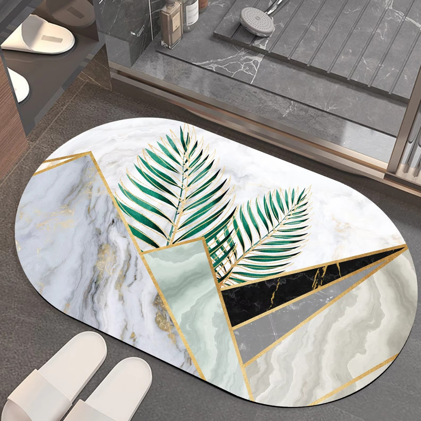 Коврик для ванной комнаты мягкий из диатомита с суперпоглощающим 50х80 см (BF-001) Коврик для ванной комнаты мягкий из диатомита с суперпоглощающим 50х80 см (BF-001)