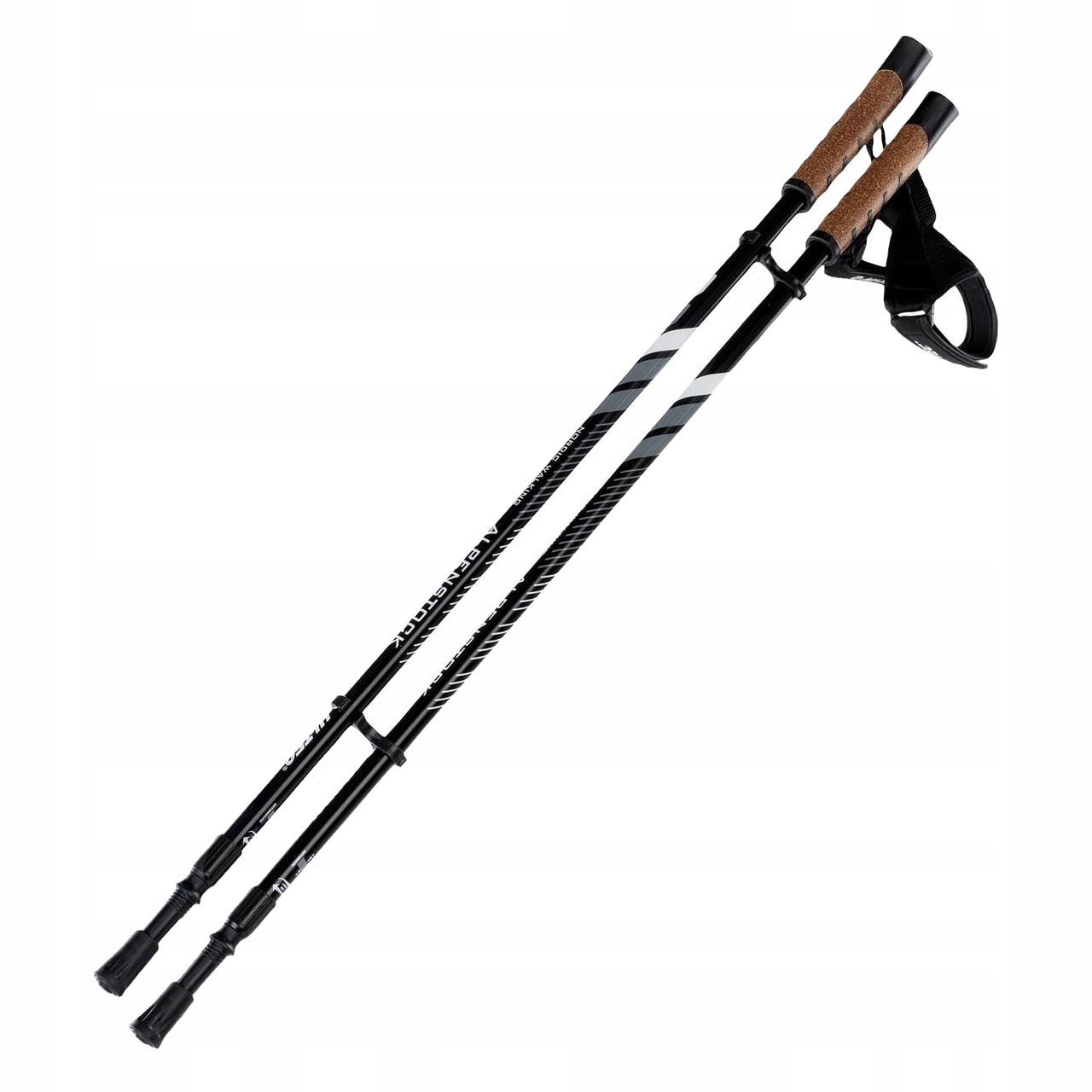 Трекінгові палиці Kijki Hi-Tec Alpenstock 85-135 см Black