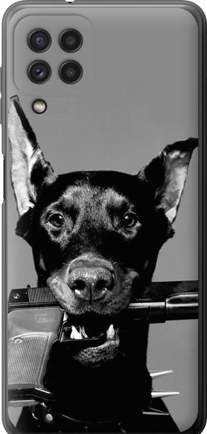 Чехол на Samsung Galaxy M22 M225F Доберман (2745u-2551-42517)