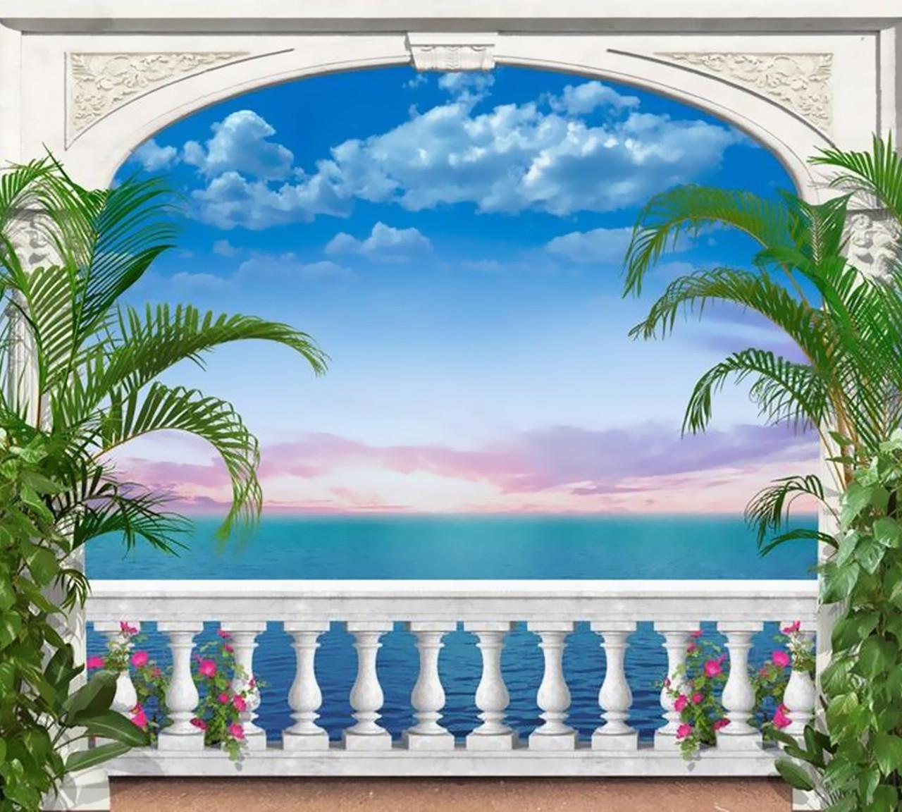 Алмазная мозаика Вид на закат 50x45 см (DM.082)