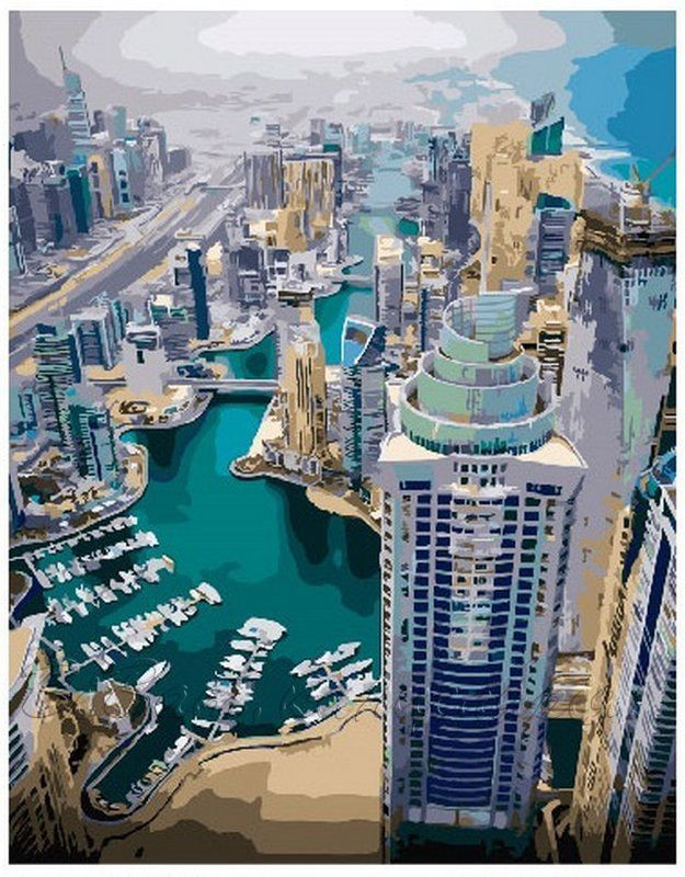 Картина по номерам Brushme Дубай (GX24546)