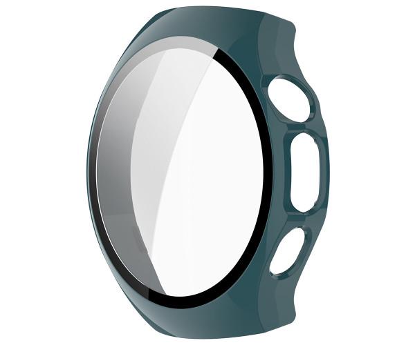 Чехол с защитным стеклом Protective Cover with Glass для Huawei Watch 5 46 мм Зеленый