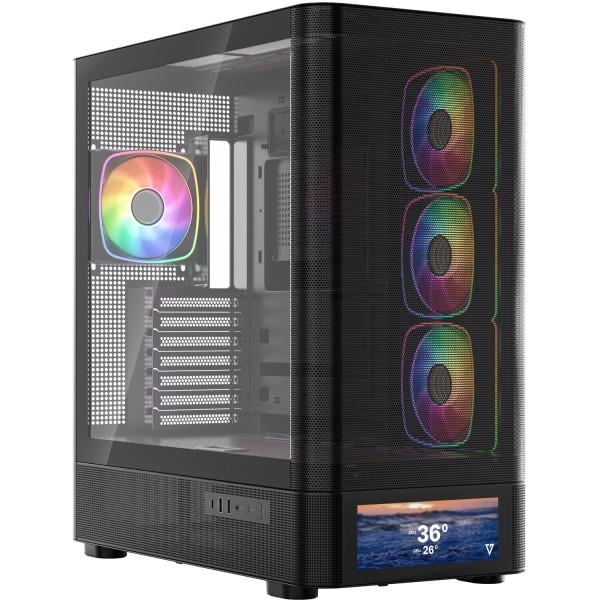 Корпус Modecom Volcano AQ500 Black (MC-A-AQ500-4FA-B)