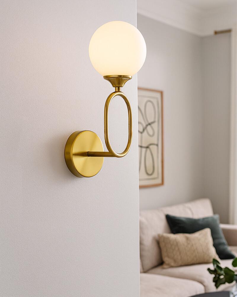 Бра Edlin PL321159-1 Sonte G9 1x10W IP20 Латунний (28103946) - фото 2 Бра Edlin PL321159-1 Sonte G9 1x10W IP20 Латунний (28103946) - фото 2