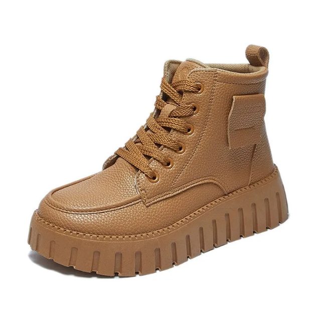 Ботинки женские с высокой подошвой C00226-3 р. 40 24 см Песочный