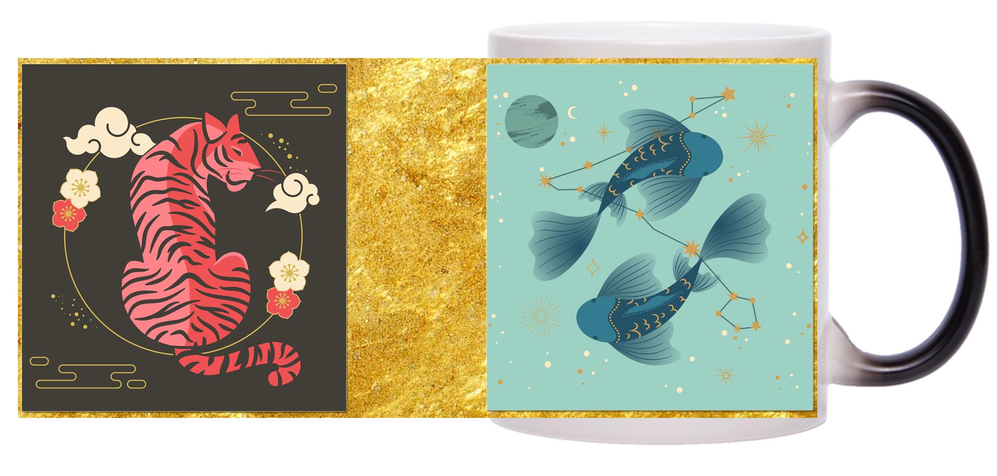 Чашка хамелеон Год Тигра и знак зодиака Рыбы 330 мл (eas00006) - фото 1 Чашка хамелеон Год Тигра и знак зодиака Рыбы 330 мл (eas00006) - фото 1