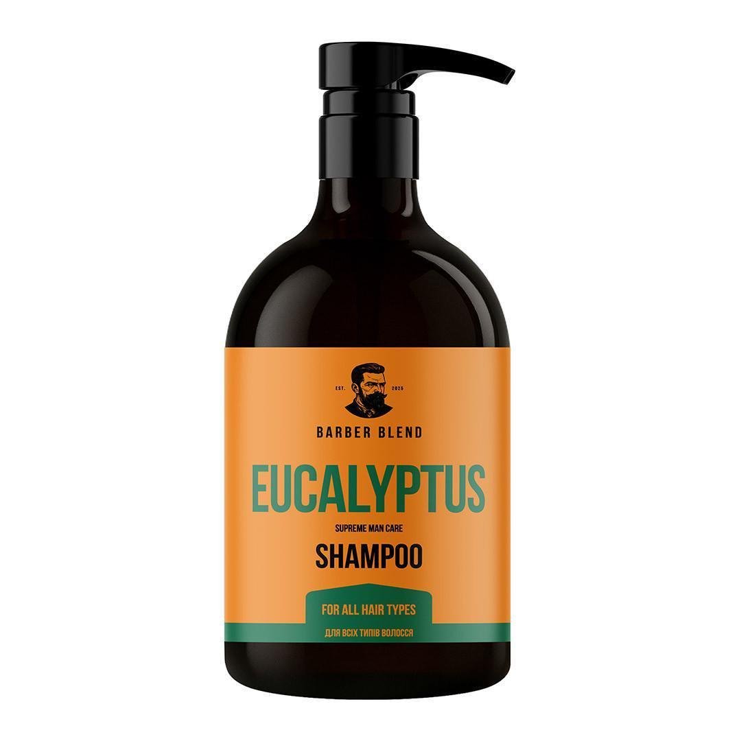 Шампунь для всех типов волос Eucalyptus BARBER BLEND для мужчин 500 мл Шампунь для всех типов волос Eucalyptus BARBER BLEND для мужчин 500 мл