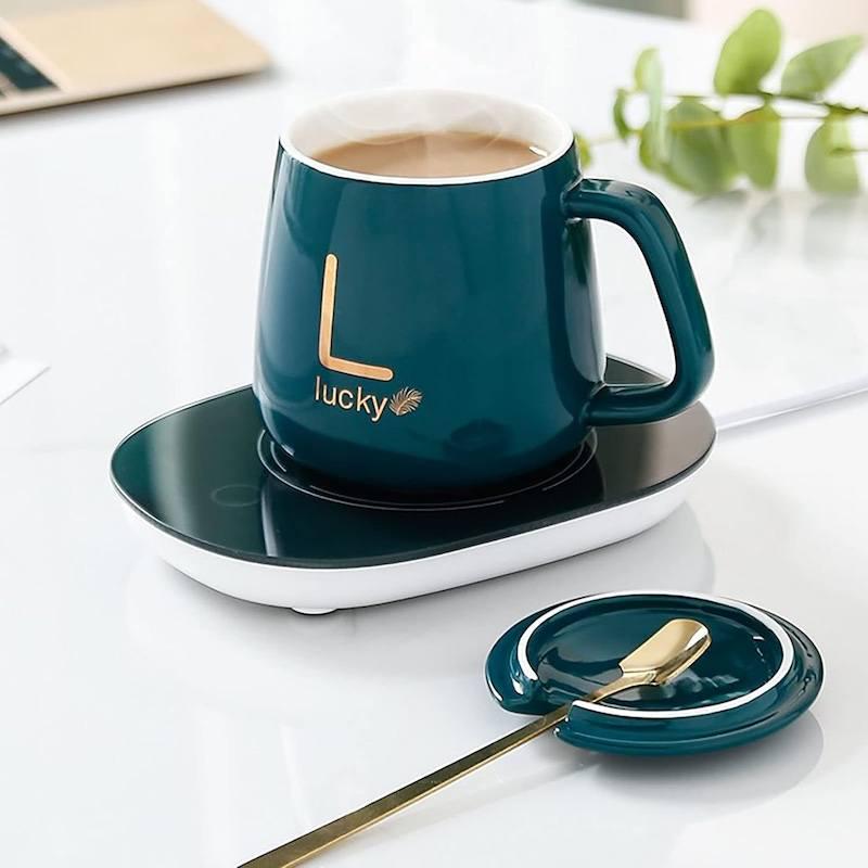 Набір 3в1 чашка/блюдце/портативна підставка для підігріву з постійною температурою - фото 5 Набір 3в1 чашка/блюдце/портативна підставка для підігріву з постійною температурою - фото 5