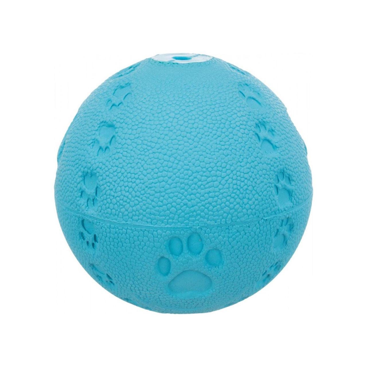 Игрушка для собак Trixie Мяч с пищалкой литой с лапкой резина 9 см Голубой (4011905348636_1)