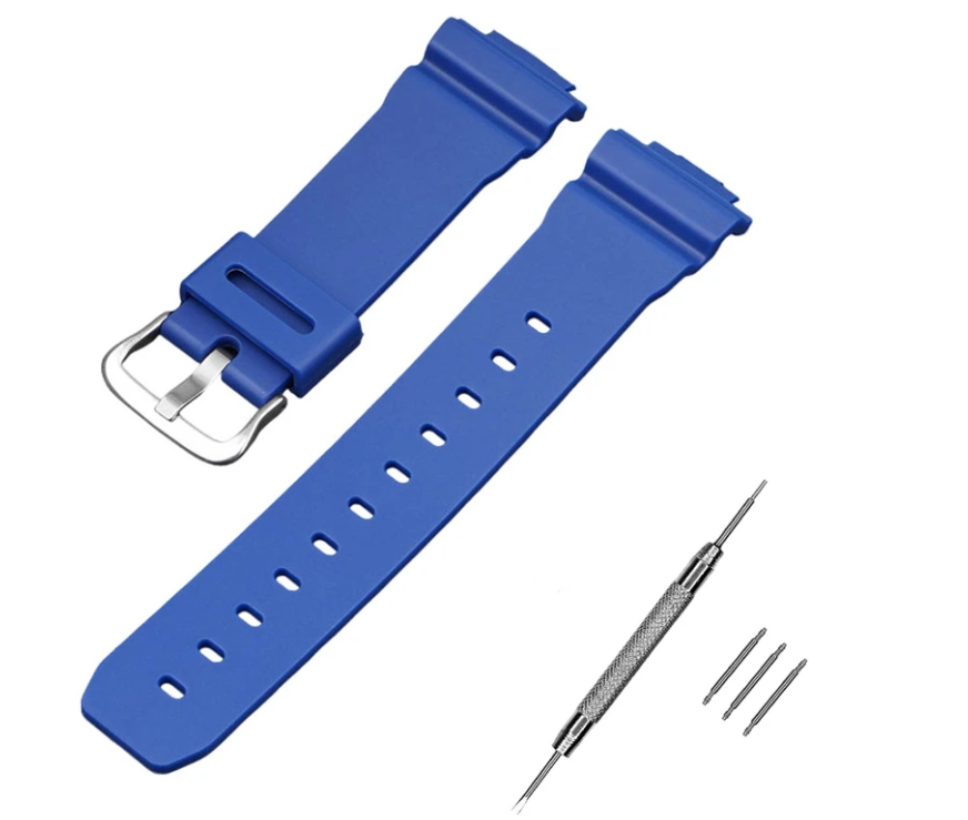 Ремінець для Casio G-Shock DW-6900 Blue SI (3774) Ремінець для Casio G-Shock DW-6900 Blue SI (3774)