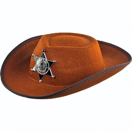 Шляпа Шериф детская SETA Decor 15-228BR