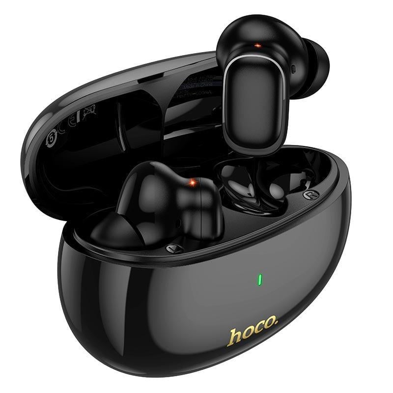 Наушники беспроводные Hoco Praise EQ17 true wireless ANC noise cancelling BT 5.4 headset Black (613329)