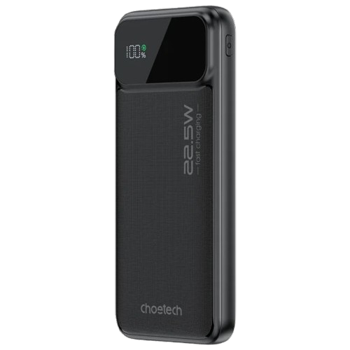 Повербанк Choetech B728 10000 мАг 22.5W швидка зарядка 3 USB-порти Чорний (28443010)