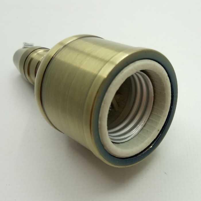 Патрон декоративный Premium Long Е27 Bronze (6745) - фото 3 Патрон декоративный Premium Long Е27 Bronze (6745) - фото 3