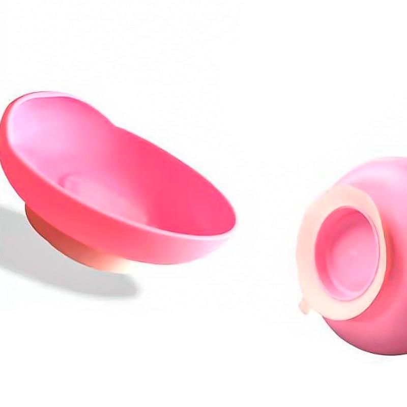 Миска для прийому їжі Shengtong STSE-018 для людей з інвалідністю з утримуючою гумовою насадкою Pink (15047164) - фото 3 Миска для прийому їжі Shengtong STSE-018 для людей з інвалідністю з утримуючою гумовою насадкою Pink (15047164) - фото 3