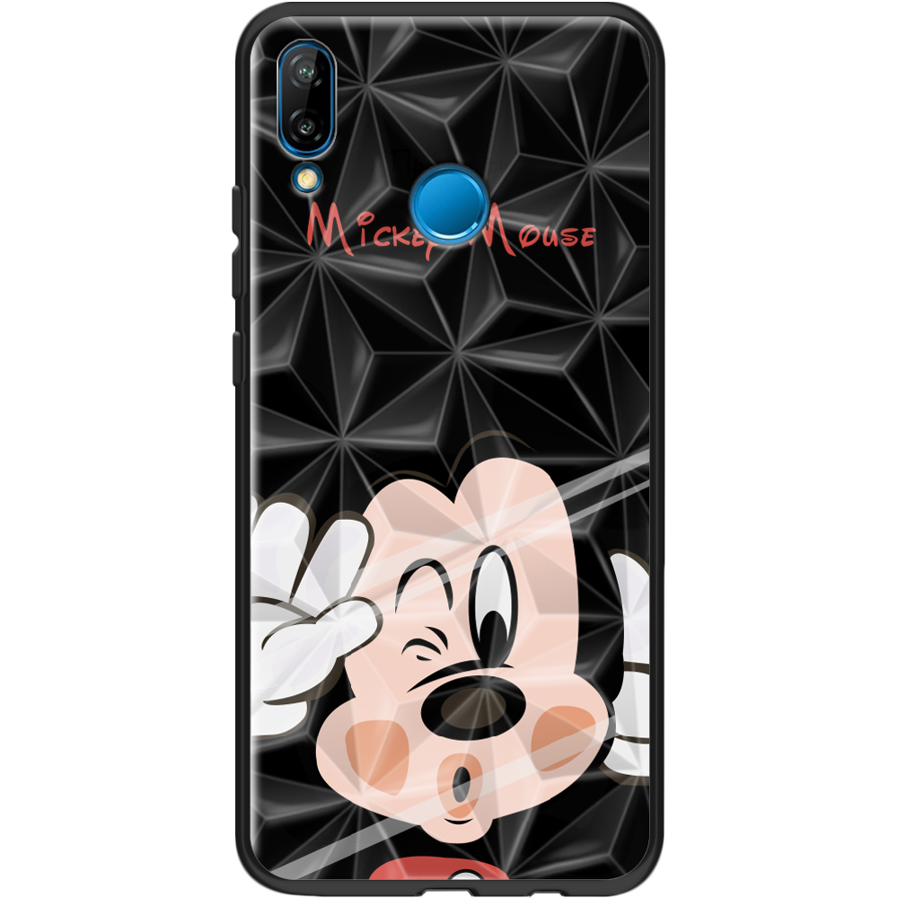 Чехол Boxface Huawei P20 Lite Mister M Черный силикон с призмой (33127-cc58-37849)