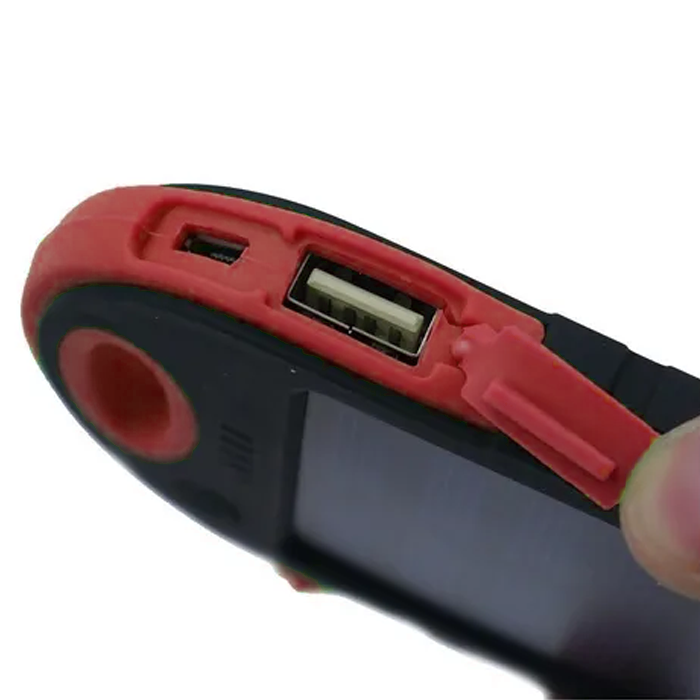 Повербанк 10000 mAh на сонячній батареї з LED ліхтариком Червоний (6dabcaba) - фото 2 Повербанк 10000 mAh на сонячній батареї з LED ліхтариком Червоний (6dabcaba) - фото 2