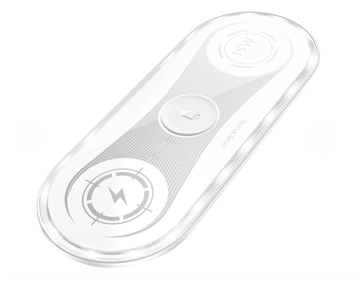 Док-станция Borofone BQ14 Absolut Wireless Charge White (101476)