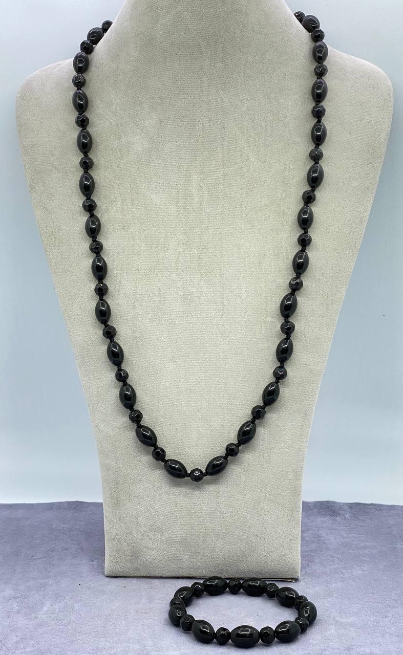 Комплект агат 70 см Черный (763)