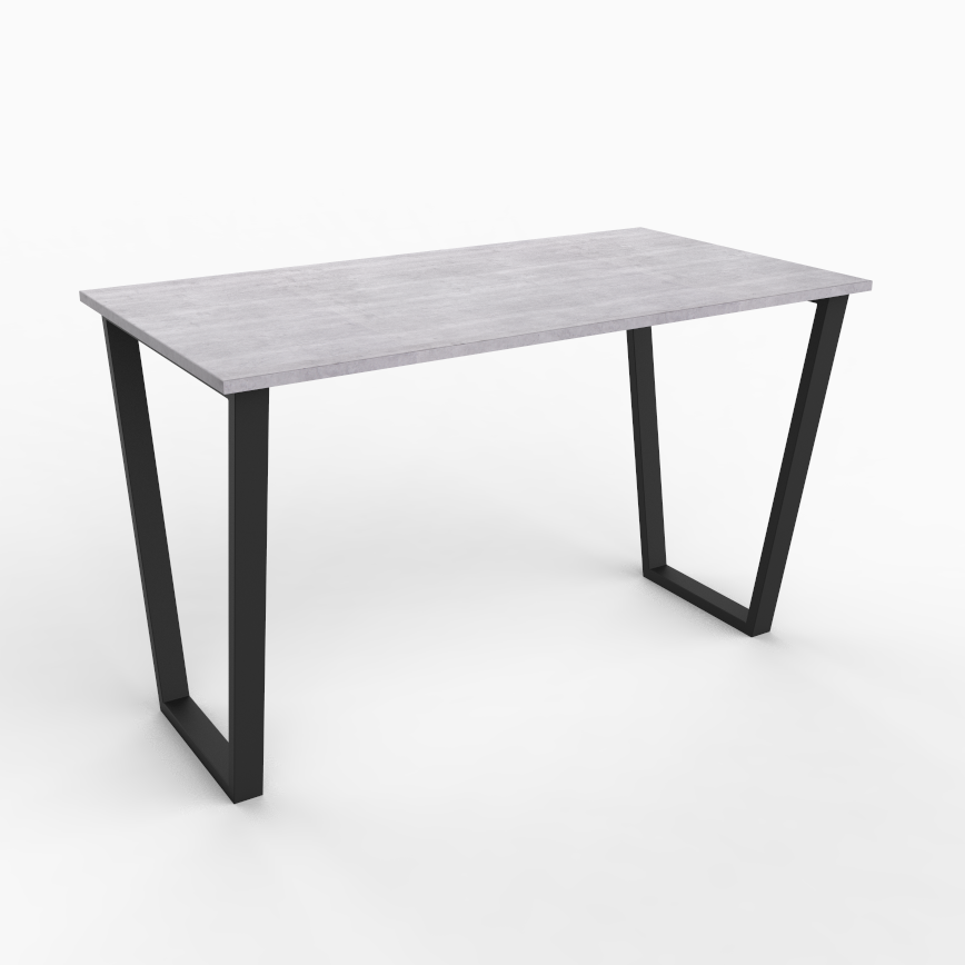 Стол письменный Loft Lab Waist 1200х650х740х18 мм Бетон Чикаго (10118) Стол письменный Loft Lab Waist 1200х650х740х18 мм Бетон Чикаго (10118)